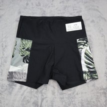 Bally Shorts Womens S Black Summer Printed Sides Mid Rise Active Swim Bo... - $22.75