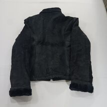 Vintage Learsi RN#79443 Women's L Black Stylish Design Genuine Leather Jacket image 2