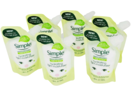 Simple Hydrating Light Moisturizer Mini Squeeze Me Pouch 1.69 oz Travel (6 pack) - £15.30 GBP