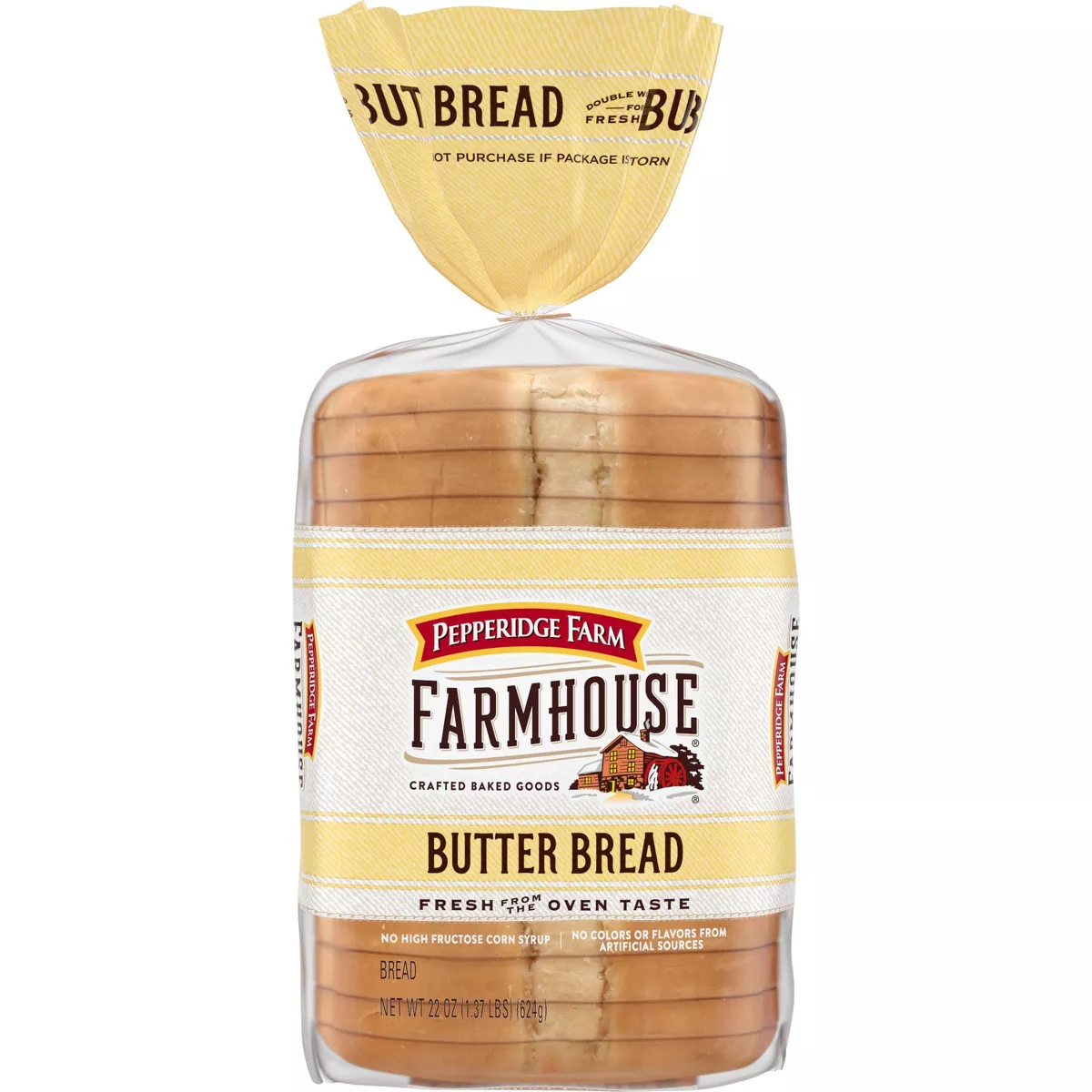 Pepperidge Farm Farmhouse Butter Bread, 22 oz. Loaves 4955 - $32.62 - $40.54