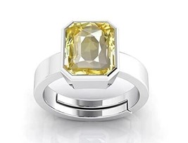Certified Unheated Untreatet 11.00 Ratti A+ Quality Natural Yellow Sapphire Pukh - £29.96 GBP