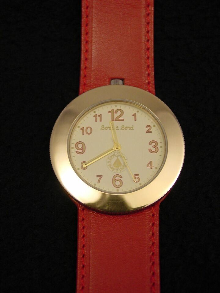 Primary image for Wrist Watch Bord a' Bord French Uni-Sex Solid Bronze, Genuine Leather B13
