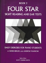 FOUR STAR Book 3, Sight Reading &amp; Ear Tests by Boris Berlin &amp; Andrew Markow - £7.58 GBP
