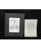 Pencil Art Matted Print Brent McCarthy St. Louis Cathedral, New Orleans ... - £27.23 GBP