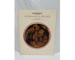 Sothebys Arts Decoratifs Du XXe Siecle Avril 1986 Catalog - $79.19