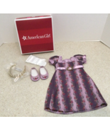American Girl Caroline&#39;s Holiday Dress Retired New In Box F1360-AF1A - $1,670.17 MXN