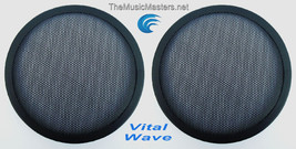 2X 6.5&quot; inch Sub Woofer Clipless Fine Mesh GRILL Speaker Protective Covers VWLTW - $20.89