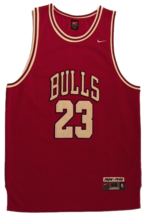 Michael Jordan #23 Men&#39;s Career Jersey Nike 1984-98 Red-White-Black XL/52  - £39.07 GBP