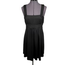 Candie&#39;s Sleeveless Dress Jumper Black Sz. L Knee-Length - $369.07 MXN