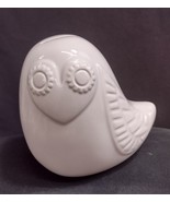 Vintage Ceramic White Owl Bank By Johnathan  Adler Happy Chic - $421.54 MXN