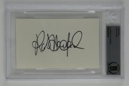 Rob Halford Signed Slabbed 3x5 Index Card Cut Judas Priest Autographed COA - £98.68 GBP