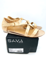 Sava Chelsea Flat Leather Sandals- Rose Gold, US 8.5-9.M / EUR 39 - £29.99 GBP