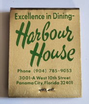 HARBOUR HOUSE DINING PANAMA CITY FLORIDA USA ADVERTISING MATCHBOOK VINTA... - $18.99