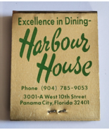 HARBOUR HOUSE DINING PANAMA CITY FLORIDA USA ADVERTISING MATCHBOOK VINTA... - $26.04 CAD