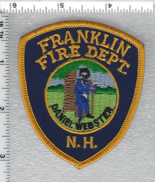 Franklin Fire Department (New Hampshire) Shoulder Patch - $23.33