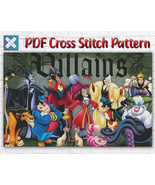 Villains Cross Stitch Pattern / Disney Characters Cross Stitch Pattern /... - $6.88 CAD