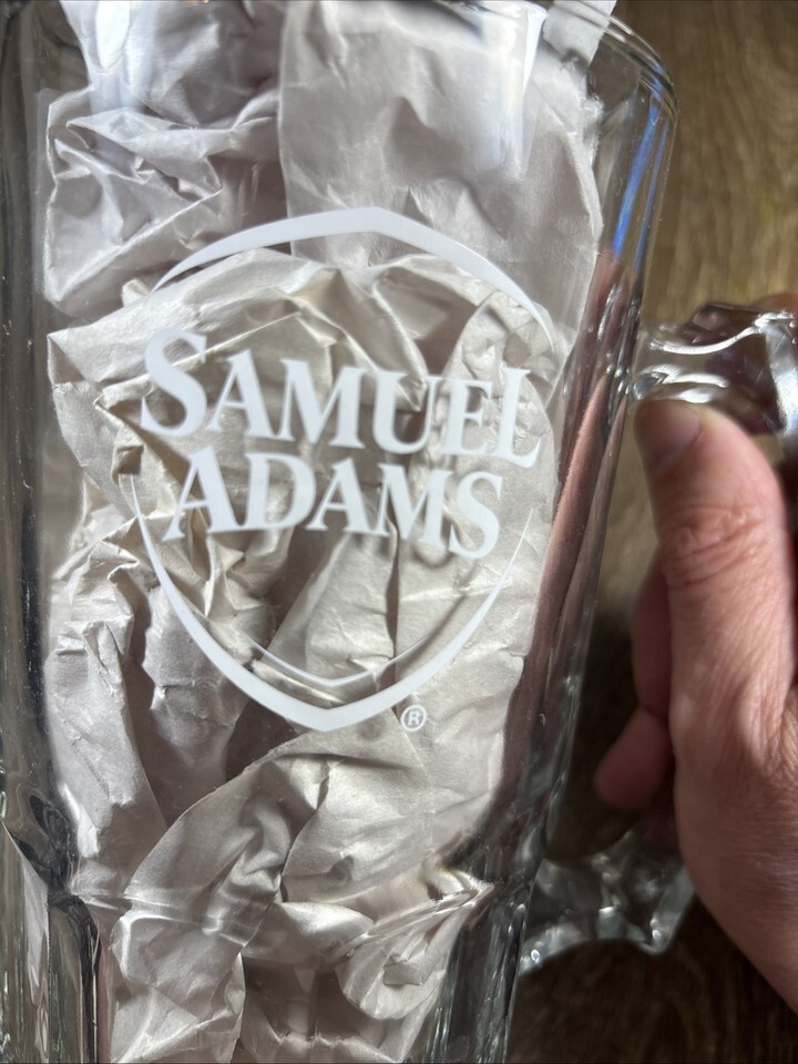 Samuel Adams Octoberfest Glass Beer Mug Stein One Liter Item image 3