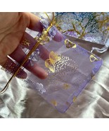 100pcs Butterfly Purple 10*12cm Drawstring Chocolate Bags,Organza Gift P... - $9.80