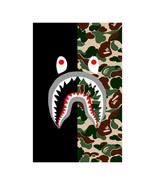 Shark Camo Wall Art Poster 23&quot; x 36&quot; - $25.80 CAD