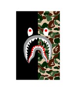 Shark Camo Wall Art Poster 23&quot; x 36&quot; - £14.85 GBP