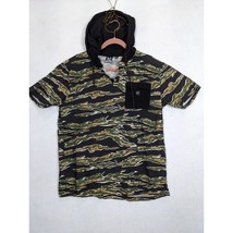 WXYZ  Mens XL Camouflage Hooded Shirt Cotton - $14.68