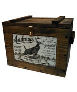 Rustic Wooden Ammo Box Cartridge Accessories Storage Crate - Deer Hunt C... - $744.05 MXN