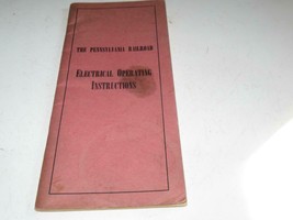 Pennsylvania Rr Electrical Operating Instructions HANDBOOK- July 1952- - M45 - £12.27 GBP