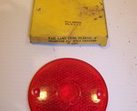 Vintage Glo-Brite 304 Red Lens Lamp Cover STDB61 4&quot; 3 1/8&quot; Bolt Centers - $18.00