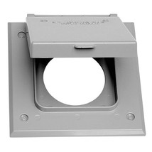 Sigma Electric, Gray 14321 2-Gang 20-50 Amp Outlet Cover - $11.34