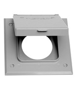 Sigma Electric, Gray 14321 2-Gang 20-50 Amp Outlet Cover - $15.40 CAD