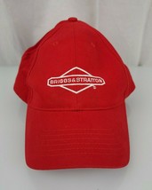 BRIGGS &amp; STRATTON red adjustable cap / hat - 100% cotton - $23.74