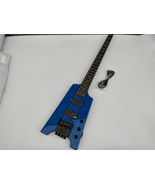 Blue 4 Strings Headless Electric Bass Guitar,Mahogany Body&amp;Maple Neck S72 - $5,008.48 MXN