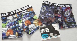 Star Wars Boys Underwear Size XS 4 Small 6 NEW Kids Boxer Briefs Compres... - £14.02 GBP