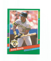 Barry Bonds (Pittsburgh Pirates) 1991 Donruss Card #495 - £3.97 GBP
