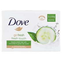 Dove:&quot;Go Fresh&quot; Fresh Touch Beauty Cream Bar with Cucumber &amp; Green Tea S... - $14.99