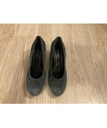 VIONIC Sandals Camden Grey Suede Heels Women’s size US 6.5 EU 37.5 - £23.51 GBP