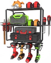 Power Tool Organizer From Zeakoc, 4 Layers Of Heavy-Duty Drill Holder Wall - £37.42 GBP