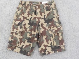 SONOMA MENS CARGO SHORTS SIZE 29 CAMOUFLAGE STRETCH 10&quot; INSEAM EVERYDAYS... - $17.99