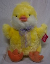 RUSS LARGE EASTER FUZZY YELLOW CHICKLES CHICK 14&quot; Plush STUFFED ANIMAL W... - £23.40 GBP