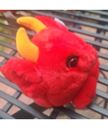 Puffkins Red Devil  1994 Devil Plush Horns &amp; Tail Limited Edition - $5.58