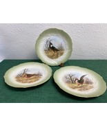Hand Painted Limoges France Decorative Plate Birds Lot of 3 *b - $218.71 CAD