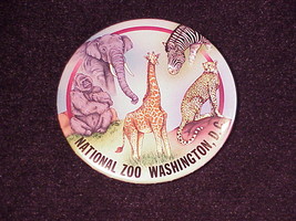 National Zoo, Washington DC Souvenir Pinback Button, Pin - $6.95