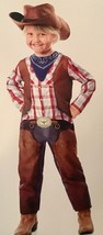 Seasons  COWBOY Costume Size 2T - 4T ~ New ~ Halloween or Role Play! - £12.20 GBP