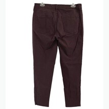 Jessica Simpson Size 12/31 Womens High Rise Ankle Skinny Jean Wine Stretch - £11.81 GBP