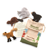 Woodland Animal Finger Puppet Set - Folkmanis (2769) - $414.59 MXN