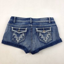 Free Culture Jean Shorts Embroidered Back Pockets Size 11 Short Shorts - $18.80