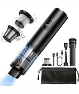 Car Vacuum Cleaner, 15000Pa High Power Handheld Vacuum LED Display Portable - $39.59