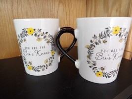 2# New “You Are The Bee&#39;s Knees ” Mug Cup White Ceramic Stoneware 16oz - $8.41