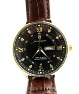 Unisex 41mm Watch Stainless Steel Waterproof Date Week Wristwatch + Box - £15.75 GBP