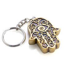 Lucky Blessings Hamsa Keychain - £12.17 GBP